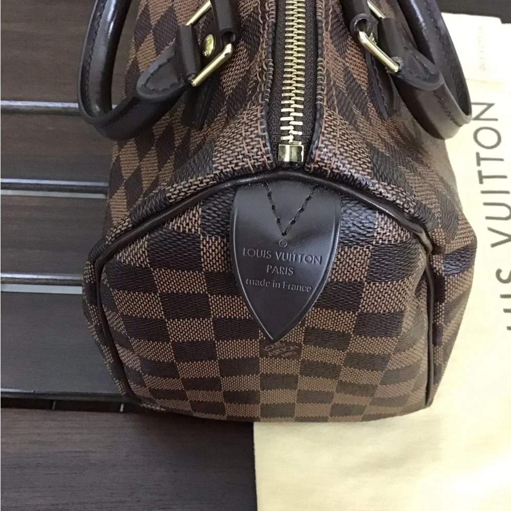 Louis Vuitton Damier Ebene Satchel in Dark Brown Check 25 - Picture 9 of 12